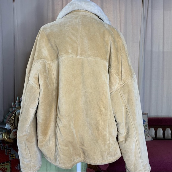 Leather Shearling Jacket - Picture 3 of 11